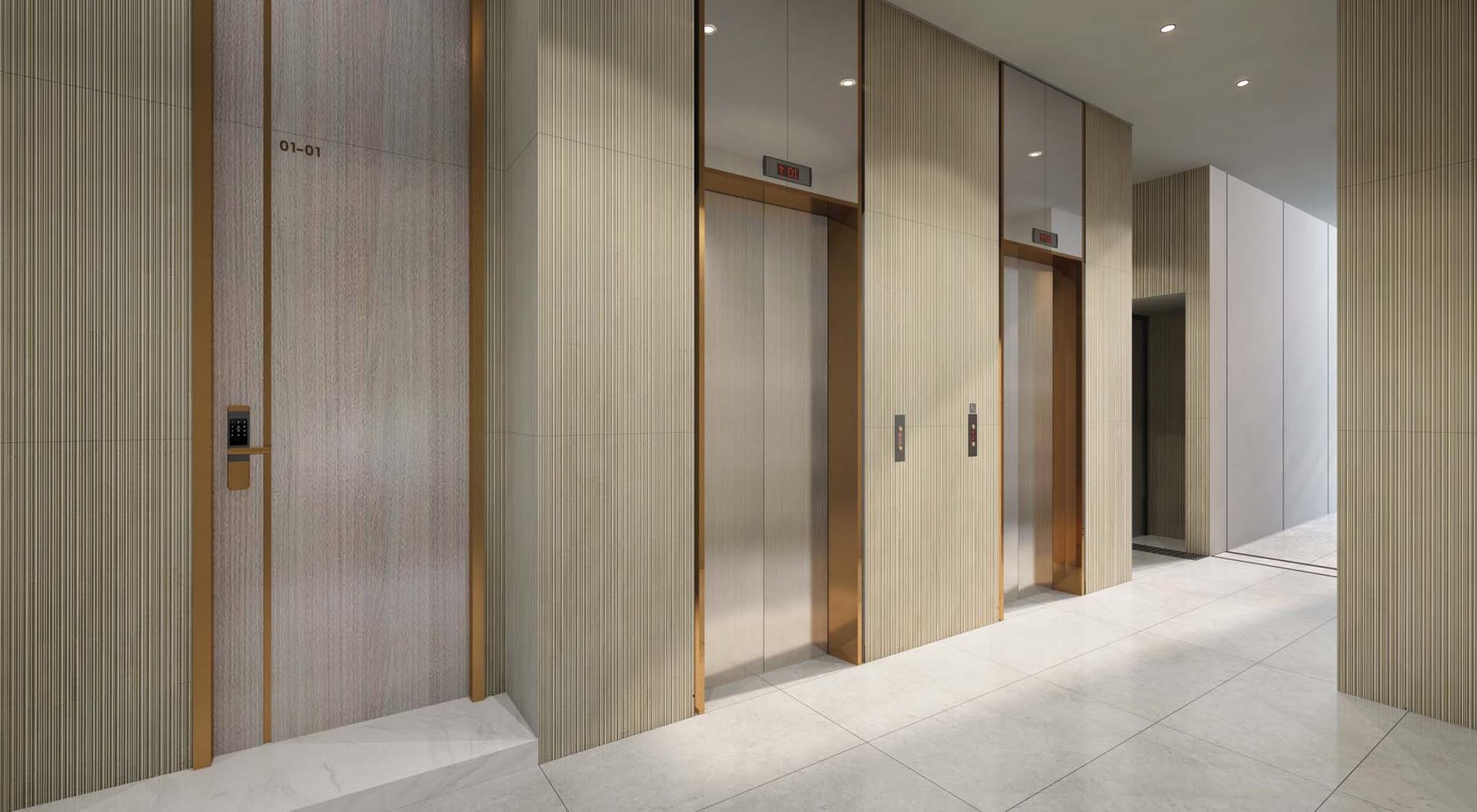 Lift lobby (artist’s impression)