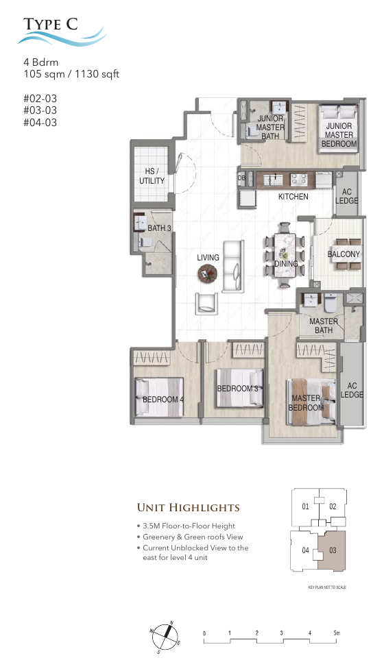 4-Bedroom · Type C