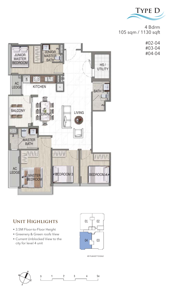 4-Bedroom · Type D