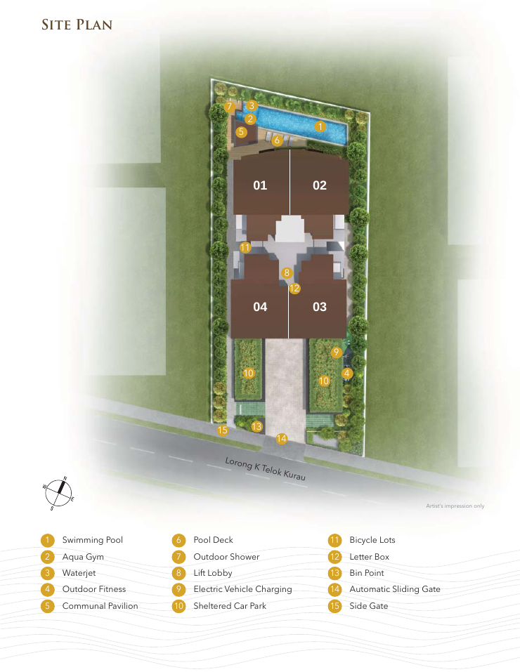1st storey site plan